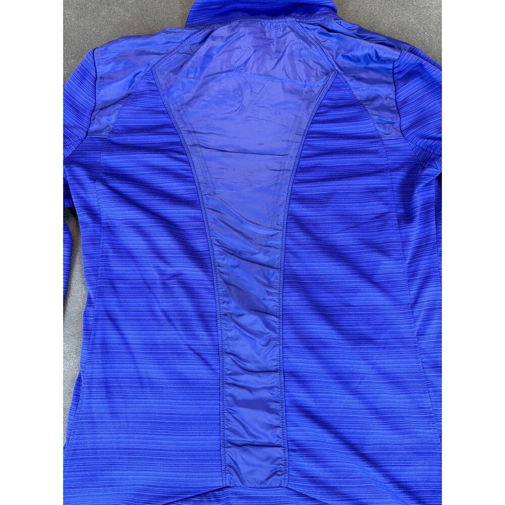 Mondetta Blue Full Zip Activewear Jacket Women's Small Thumb Holes Hiking - Picture 10 of 10